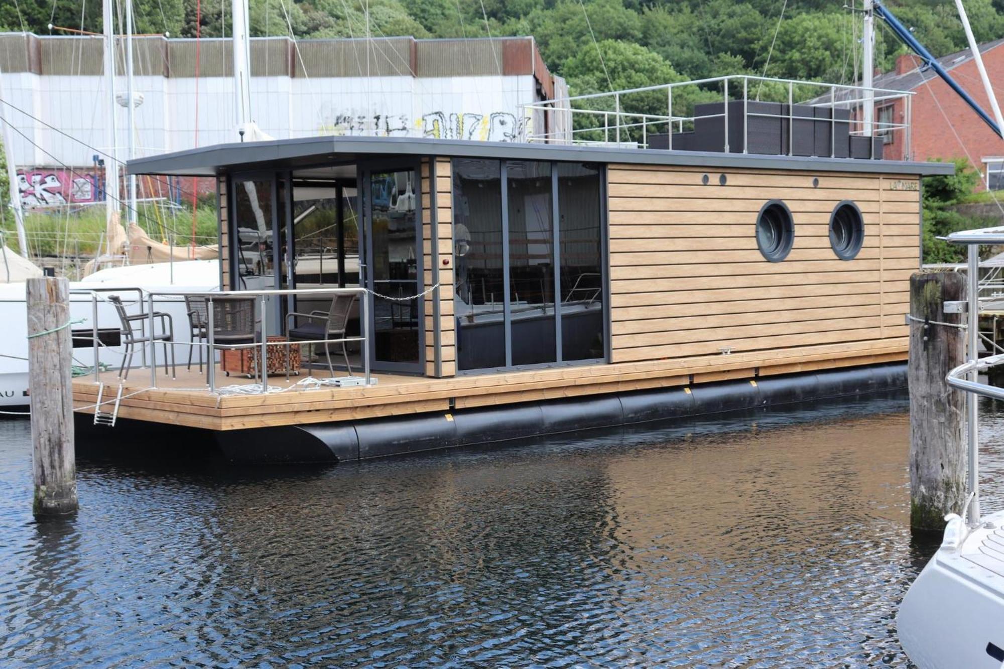 Houseboat Leni Flensburg酒店 外观 照片