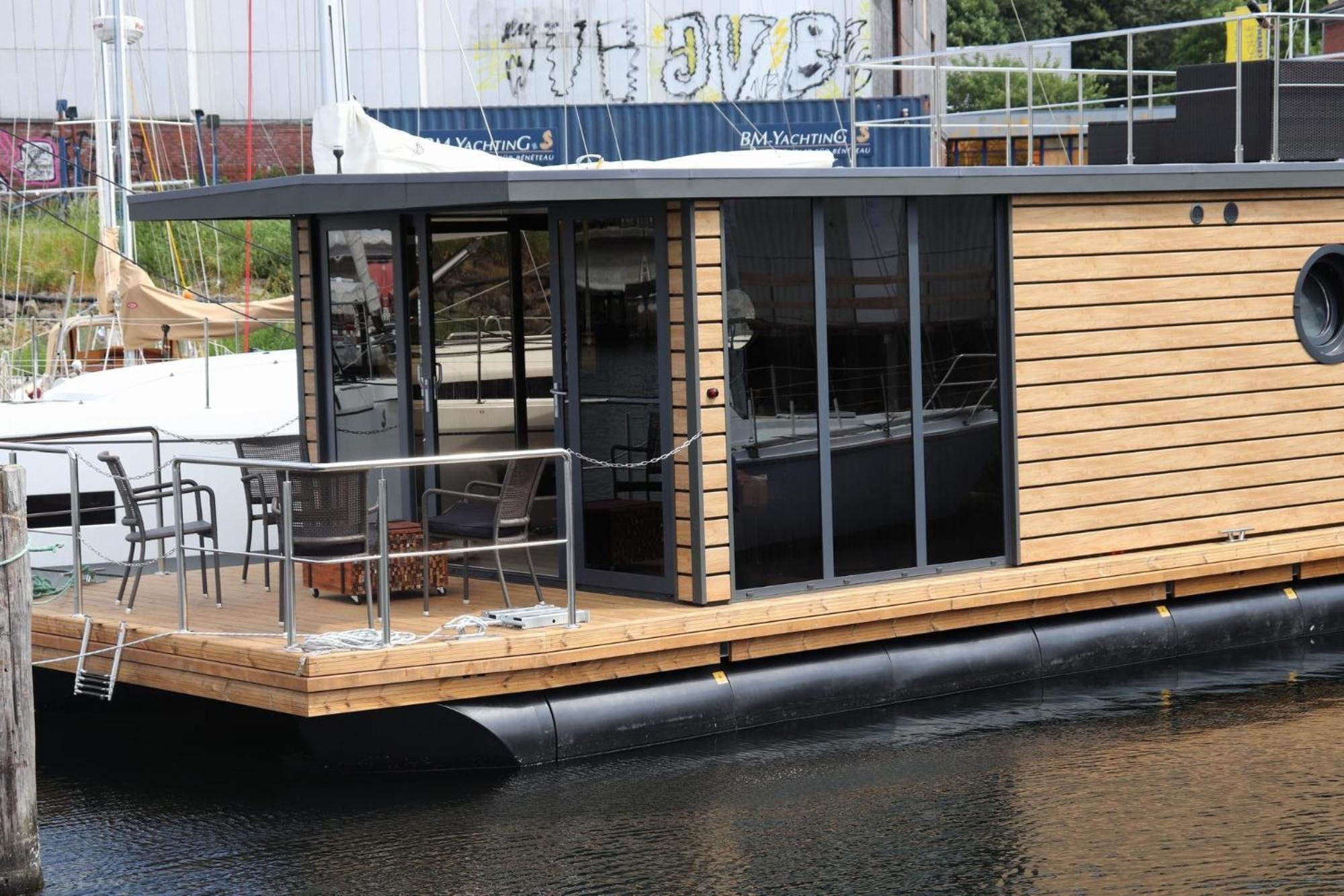 Houseboat Leni Flensburg酒店 外观 照片