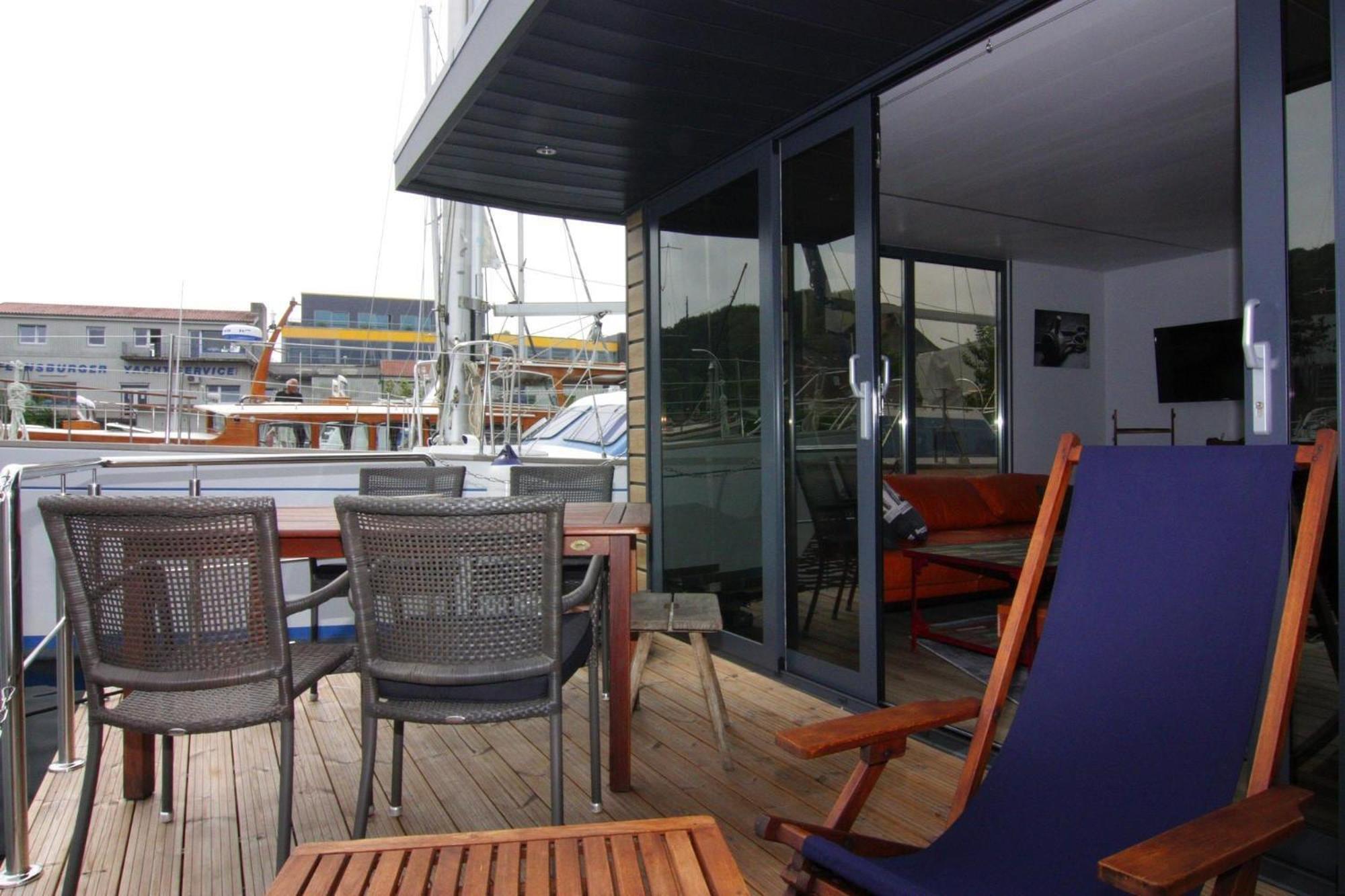 Houseboat Leni Flensburg酒店 外观 照片